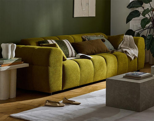 Canapé contemporain - RAY : 3022V - Best Mobilier - en tissu / avec accoudoirs / gris