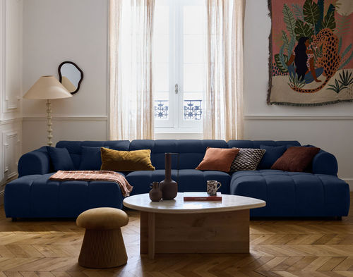 Canapé d'angle - RAY: 3023B - Best Mobilier - contemporain / en tissu / avec accoudoirs