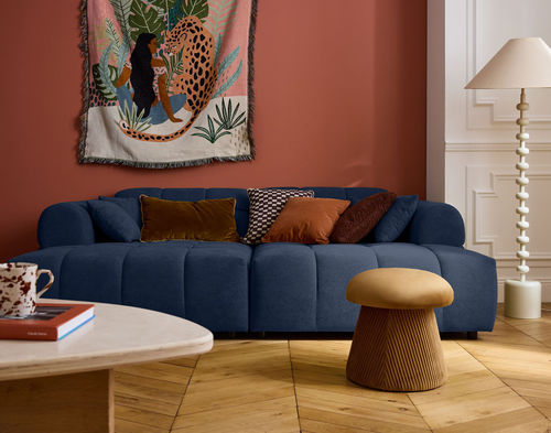 Méridienne contemporaine - RAY : 3024B - Best Mobilier - en tissu / en bois massif / agglomérée