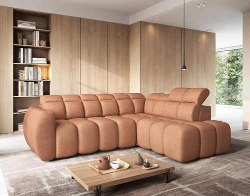 Canapé d'angle - BASILE: 3178TER - Best Mobilier - contemporain / en tissu / avec accoudoirs