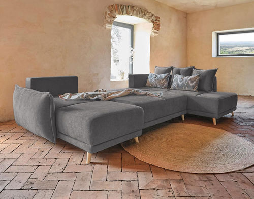 Canapé d'angle - LENA: 425GF - Best Mobilier - lit / design scandinave / en tissu