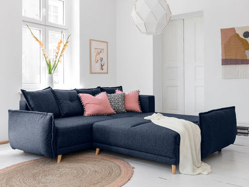 Canapé d'angle - LENA: 810B - Best Mobilier - lit / design scandinave / en tissu
