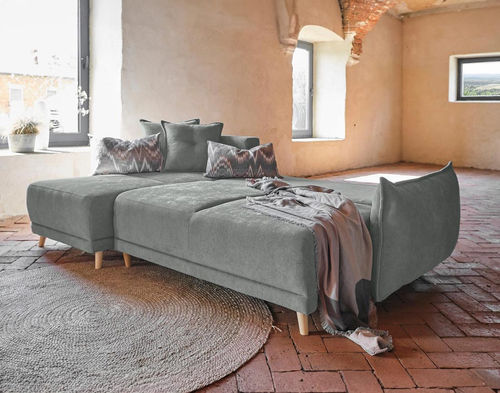 Canapé d'angle - LENA: 440GC - Best Mobilier - lit / design scandinave / en tissu