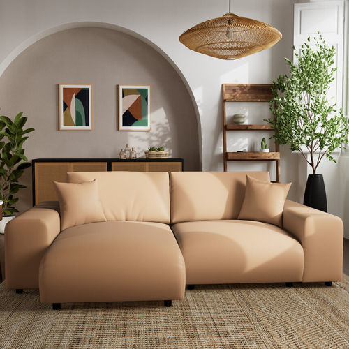 Canapé d'angle - GARANCE - Best Mobilier - contemporain / de salon / en simili cuir