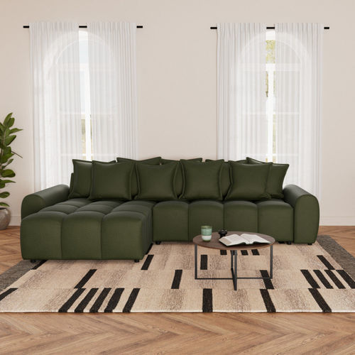 Canapé d'angle - ADELAIDE - Best Mobilier - contemporain / en tissu / en mousse de polyuréthane