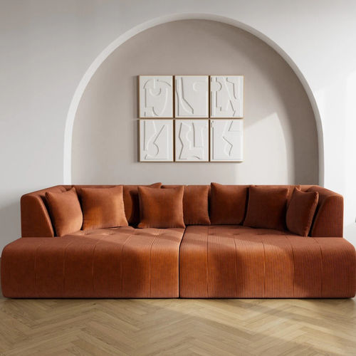 Canapé contemporain - ONYX - Best Mobilier - en velours / en mousse de polyuréthane / à coussins