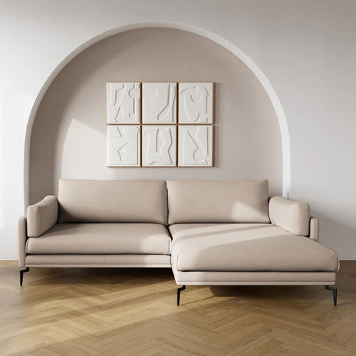 Canapé d'angle - CARLOS - Best Mobilier - contemporain / en tissu / tapissé