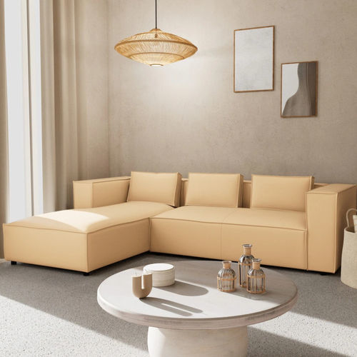 Canapé d'angle - STELLA - Best Mobilier - contemporain / de salon / en cuir