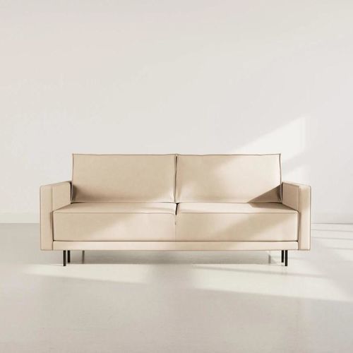 Canapé design minimaliste - CHARLIE - Best Mobilier - de salon / en mousse de polyuréthane / en simili cuir