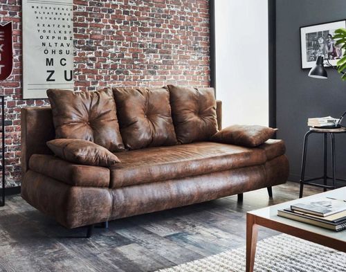 Canapé design industriel - LARSON - Best Mobilier - de salon / en tissu / en polyester