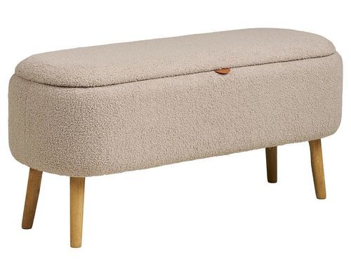 Ottoman contemporain - KAREN - Best Mobilier - en tissu / en contreplaqué / avec rangement
