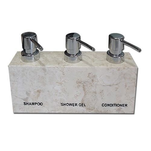 Distributeur de gel douche pour hôtel - DISP-2 - Beyond Menus - à poser / en marbre / manuel