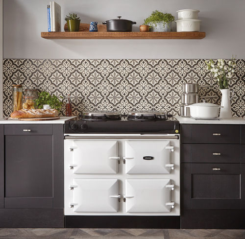 Cuisinière électrique - R3 100 4H - AGA - professionnelle / 2 foyers / 3 fours