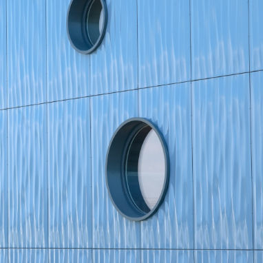 Bardage en panneaux - Waterwave curtain - Fielitz - en aluminium / en acier / en cuivre