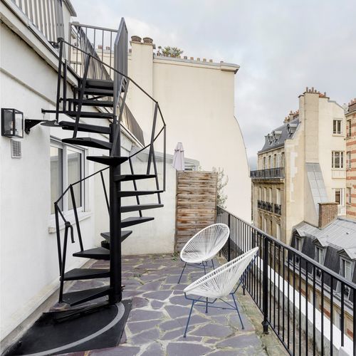 Escalier en colimaçon - ES-01 - Manufactura - à marches en bois / à marches en verre / à marches en métal