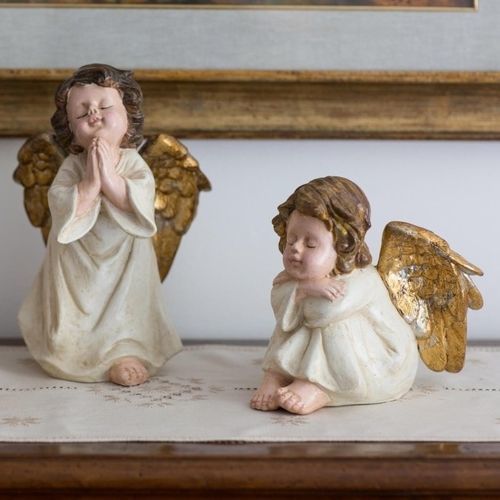 Sculpture en céramique - Angeli  - cestenoli srl - fait main / Fabriquée en Italie / à poser