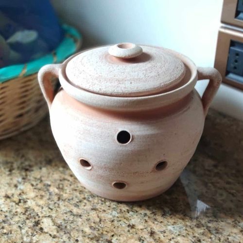 Boîte de rangement en terracotta - AM05021 - cestenoli srl - avec couvercle / de cuisine / Fabriquée en Italie