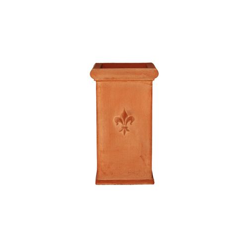 Porte-parapluie en terracotta - Quadrato con Giglio - cestenoli srl - fait main