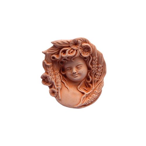 Sculpture en terracotta - Maschera Estate - cestenoli srl - fait main / murale / portrait