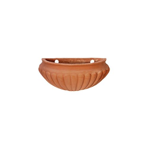 Jardinière en terracotta - Tasca a Parate Baccellata - cestenoli srl - courbée / fait main / suspendue