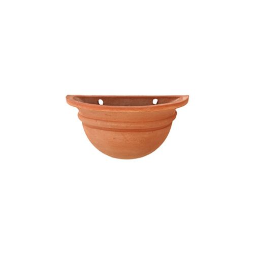Jardinière en terracotta - Tasca Liscia - cestenoli srl - courbée / fait main / suspendue