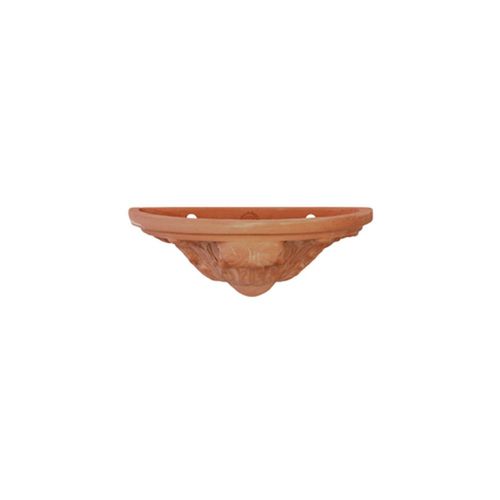 Jardinière en terracotta - Tasca con Foglia Acanto - cestenoli srl - courbée / fait main / suspendue