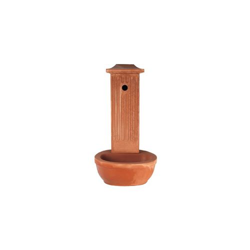 Fontaine de jardin - scannelllata con base tonda - cestenoli srl - au sol / de terre cuite / classique