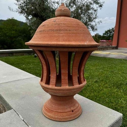 Lanterne classique - a strisce - cestenoli srl - en terracotta / ronde / de jardin