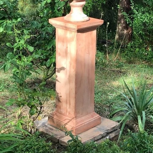 Piédestal classique - Quadrata  - cestenoli srl - en terracotta / de jardin / pour sculpture