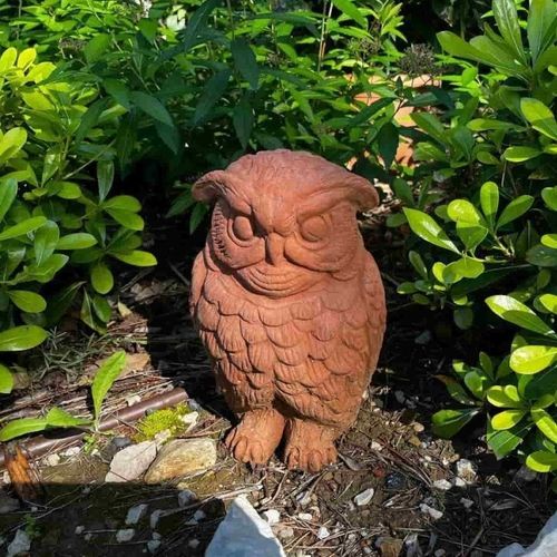 Sculpture en terracotta - Gufo  - cestenoli srl - d'extérieur / fait main / de jardin