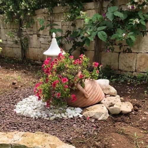 Pot de fleur en terracotta - Mezza Anfora - cestenoli srl - rond / résidentiel