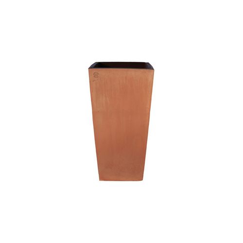 Pot de jardin en terracotta - Liscio Impruneta - cestenoli srl - carré / résidentiel