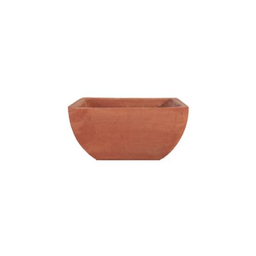 Jardinière en terracotta - Ciotola  - cestenoli srl - carrée / fait main / contemporaine