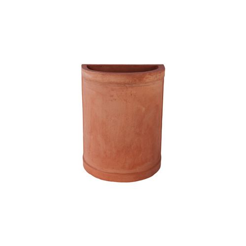 Pot de jardin en terracotta - Liscio Impruneta - cestenoli srl - demi-rond / résidentiel