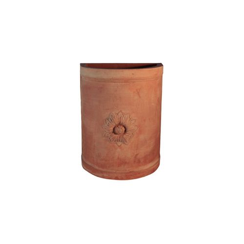 Pot de jardin en terracotta - con Rosone Impruneta - cestenoli srl - mural / demi-rond / résidentiel