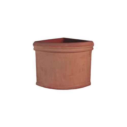 Pot de jardin en terracotta - Basso Liscio Impruneta - cestenoli srl - angulaire / résidentiel