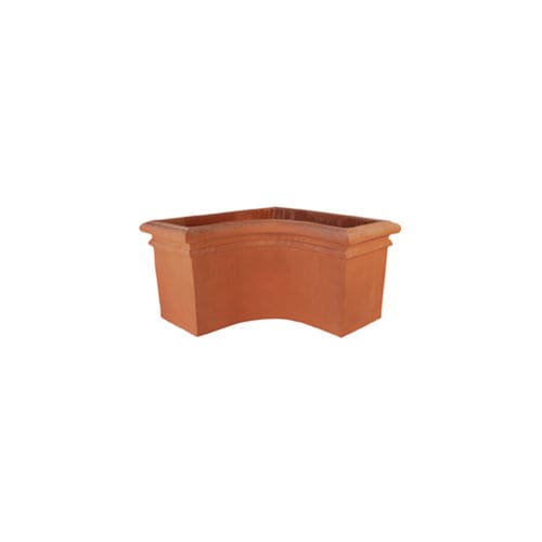 Jardinière en terracotta - Angolo Impruneta - cestenoli srl - fait main / contemporaine / d'extérieur