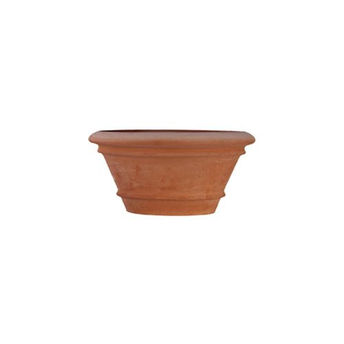 Jardinière en terracotta - Liscio - cestenoli srl - ovale / fait main / classique