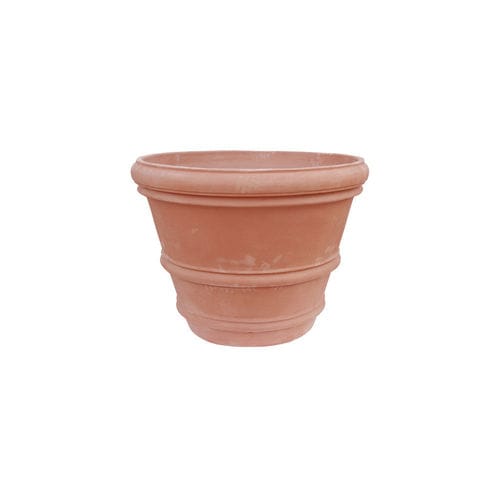 Pot de jardin en terracotta - Liscio Impruneta - cestenoli srl - rond / résidentiel