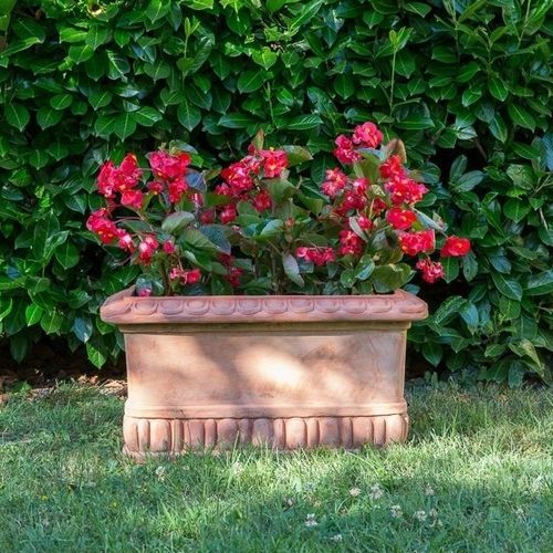 Jardinière en terracotta - Baccellata Impruneta - cestenoli srl - en béton / fait main / classique