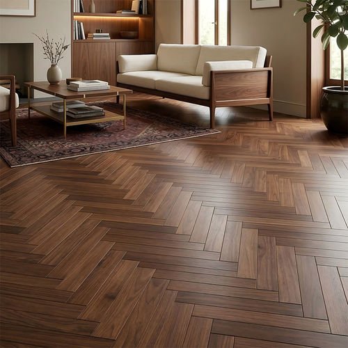 Parquet massif - DF-R1156 - Dief Flooring - point de Hongrie / laqué / brossé