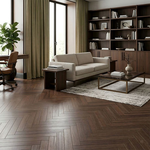 Parquet massif - DF-R1816 - Dief Flooring - point de Hongrie / laqué / brossé
