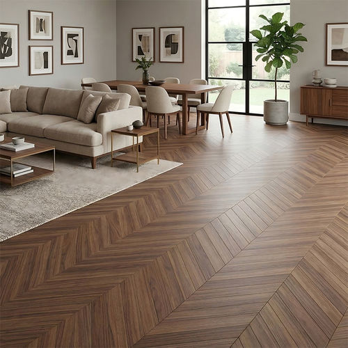 Parquet massif - DF-Y1185 - Dief Flooring - point de Hongrie / laqué / brossé