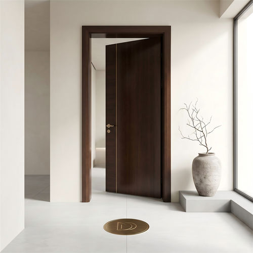Porte d'intérieur - DFD-NV-02 - Dief Flooring - en placage de bois / battante / contemporaine