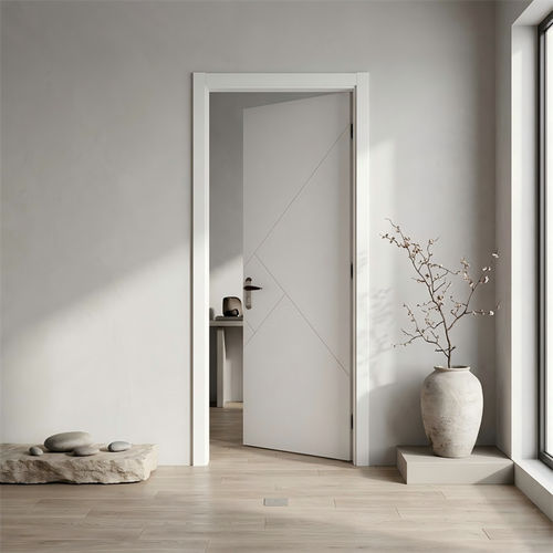 Porte d'intérieur - DFD-NV-06 - Dief Flooring - en placage de bois / battante / contemporaine