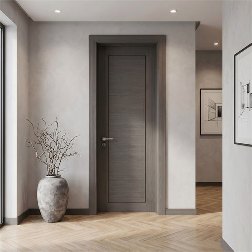 Porte d'intérieur - DFD-EV-03 - Dief Flooring - en placage de bois / battante / contemporaine