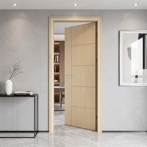 Porte d'intérieur - DFD-EV-06 - Dief Flooring - en placage de bois / battante / contemporaine