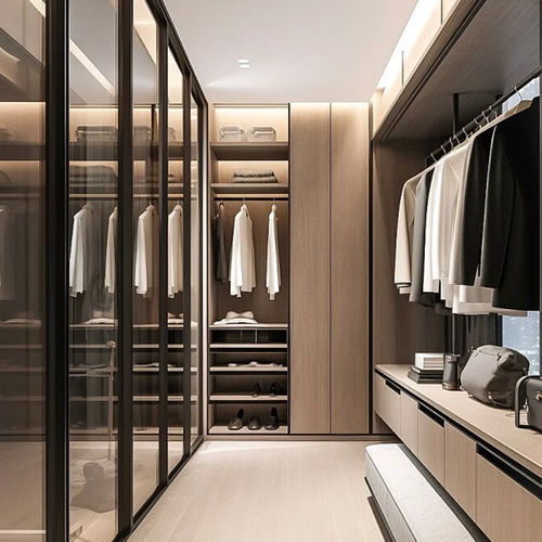 Dressing modulable - DFD-WI-05 - Dief Flooring - contemporain / en bois / en verre