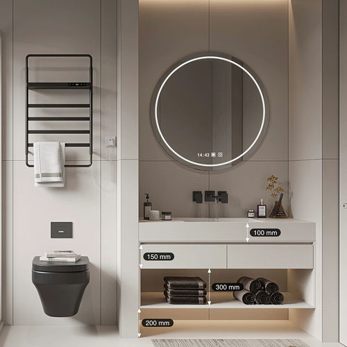 Meuble vasque mural - DFD-BV-02 - Dief Flooring - en bois / en marbre / contemporain