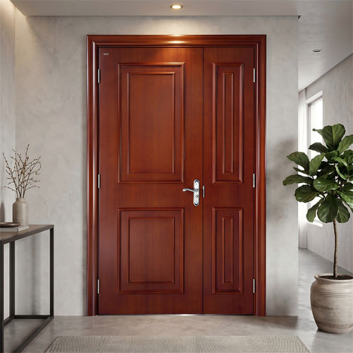 Porte d'entrée - DFD-EE-03 - Dief Flooring - en bois / battante / contemporaine